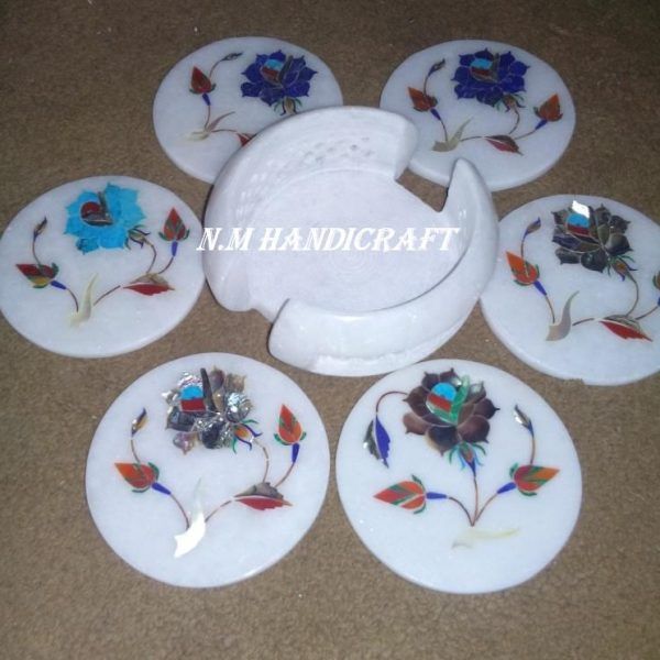 NM0091 Marble Coaster Set