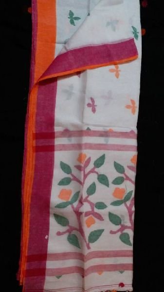 Linen Jamdani Saree 06