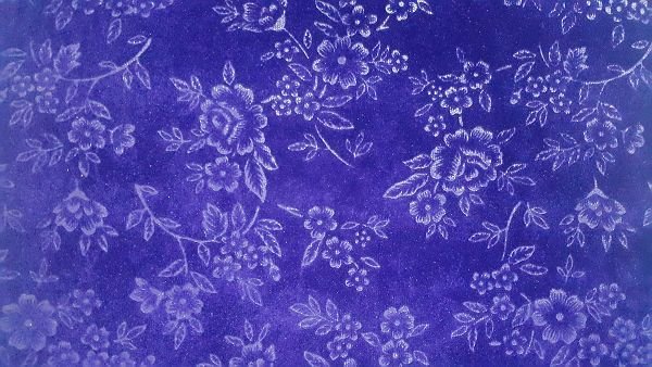 Embossed Velvet Flocked Fabric 06