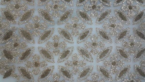 Glitter Flocked Fabric 02