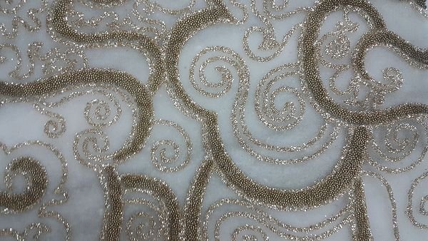 Glitter Flocked Fabric 08