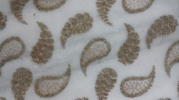 Glitter Flocked Fabric 11