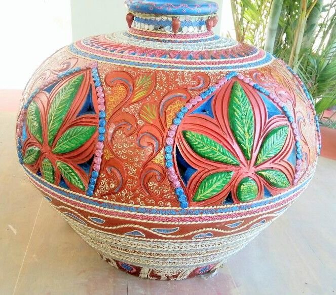 Printed Flower Vase 01