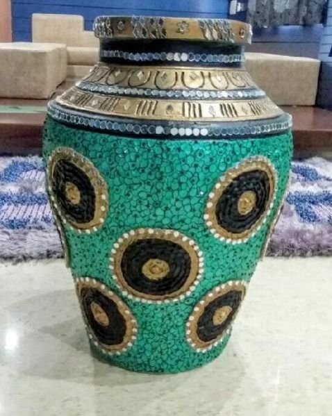 Printed Flower Vase 02