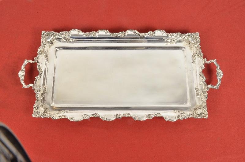 AVR-3000 Silver Rectangular Tray