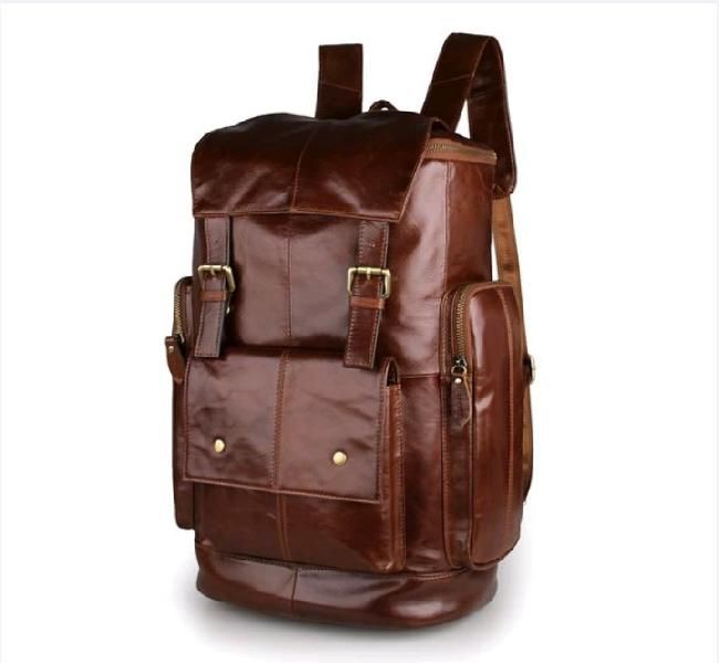 Leather Backpack Bag 02