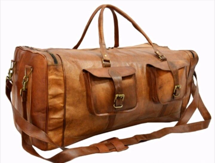 Leather Duffle Bag 03