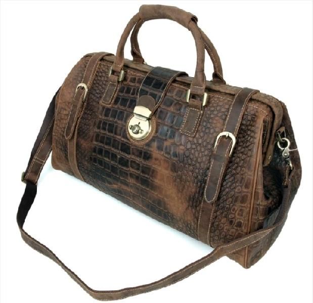 Leather Duffle Bag 04