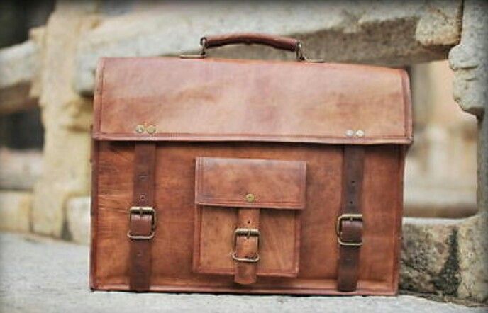 Leather Office Bag 02