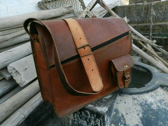 Natural Leather Bag 14