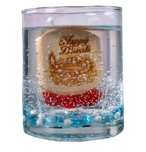 Happy Diwali Gel Wax Candle 02