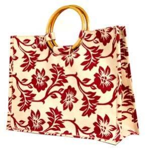 Printed Jute Bag 04