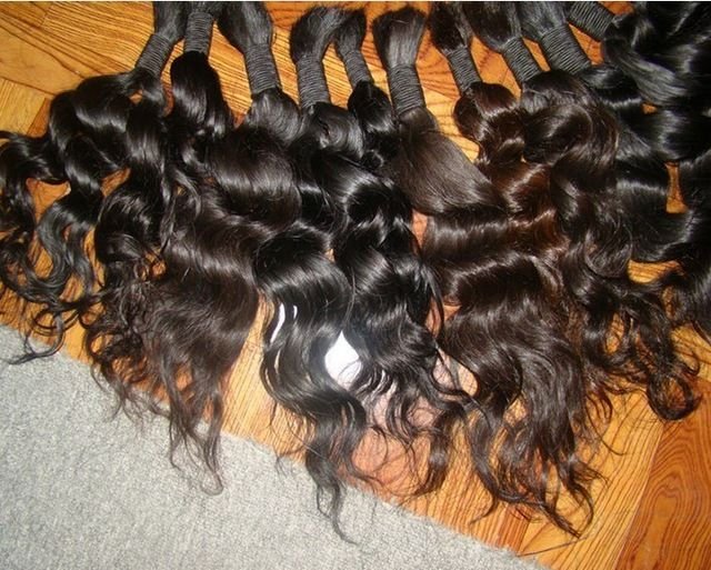 Remy Single Drawn Bulk Hair 05