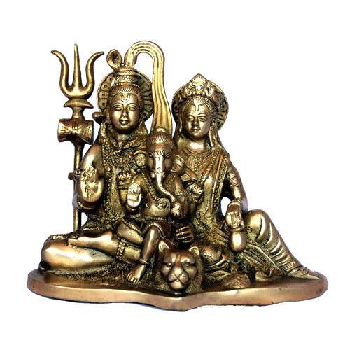 Brass Shiv Parivar Statue 01