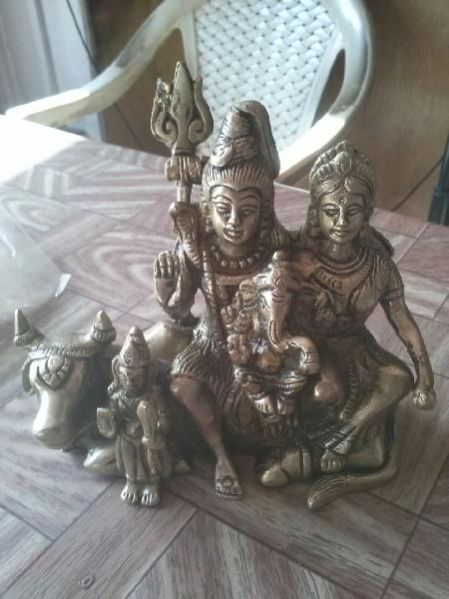 Brass Shiv Parivar Statue 02