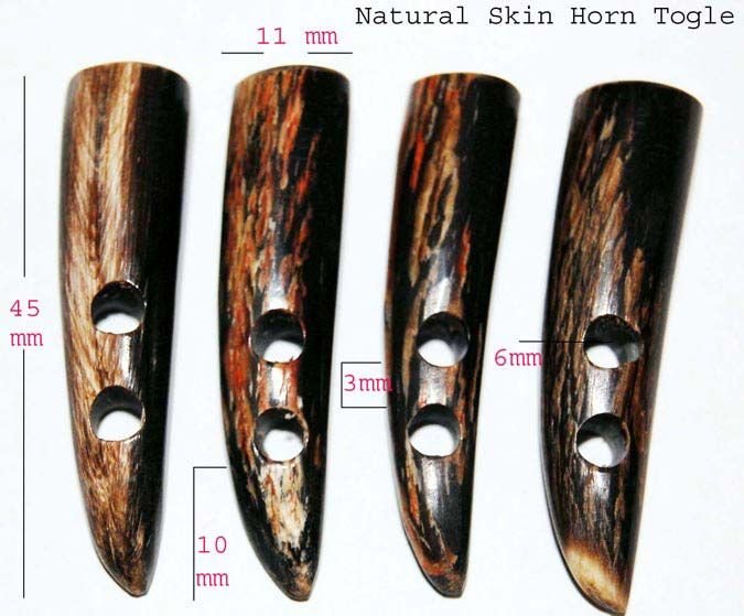 Horn Toggle Natural 03