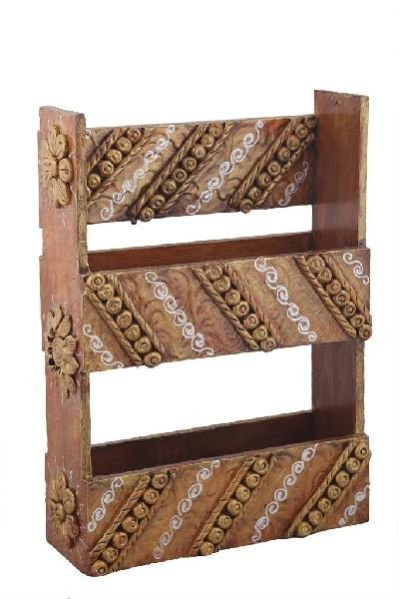 Wooden Magazine Stand 06