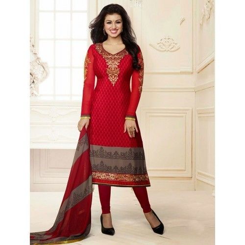 Printed Churidar Suit 01