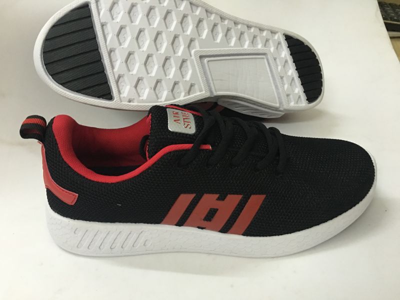 MTS-0913 Black Red Footwear