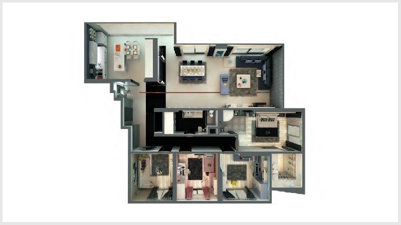 3D Interior Designing Service 07