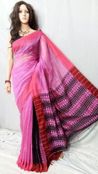 Silk Cotton Saree With Blouse 01