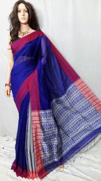 Silk Cotton Saree With Blouse 02