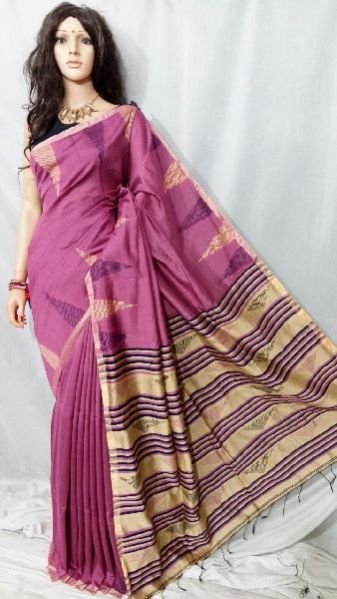 Silk Cotton Saree With Blouse 04