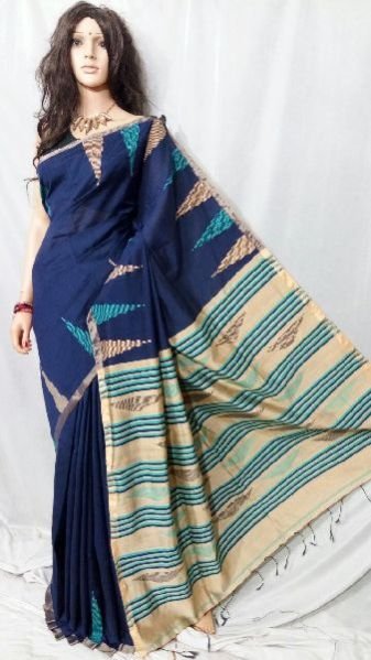Silk Cotton Saree With Blouse 05