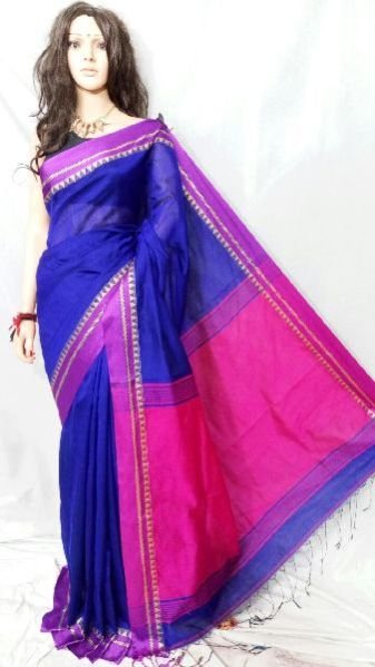 Silk Cotton Saree With Blouse 07