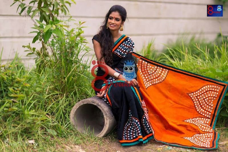 Silk Cotton Saree With Blouse 27