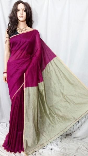 Silk Cotton Saree With Blouse 36