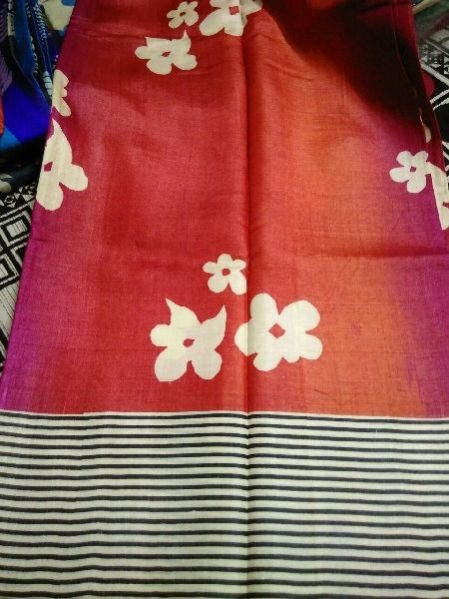 Tussar Silk Saree With Blouse 08