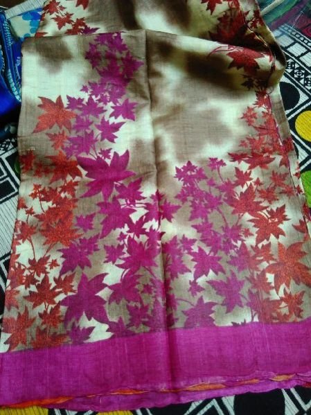 Tussar Silk Saree With Blouse 09