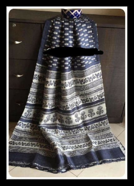 Tussar Silk Saree With Blouse 12