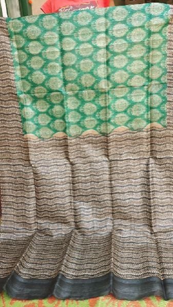 Tussar Silk With Zari Border 08