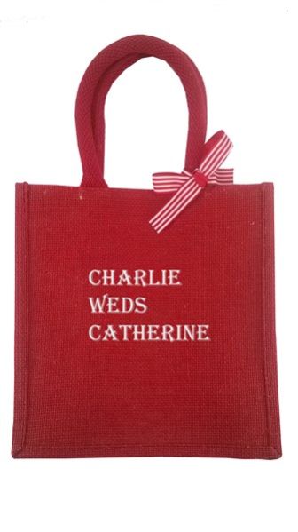 Jute Wedding Favour Bag 03