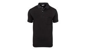 Mens Black Mercerised T-Shirt
