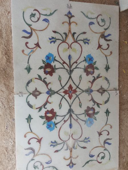Decorative Marble Rangoli 08