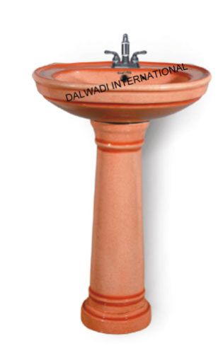 Vitrosa Pedestal Wash Basin 08