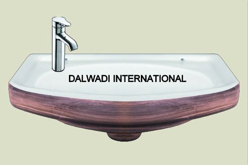 Wall Mounted Wash Basin (18x12 wooden)