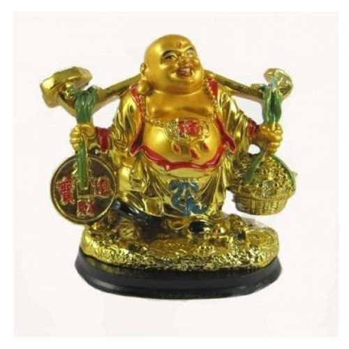 Feng Shui Laughing Buddha with Balance Statue