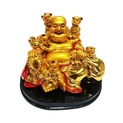Feng Shui Laughing Buddha with Children Statue