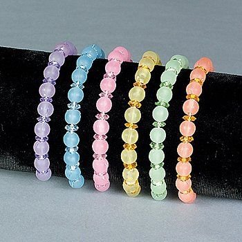 Plastic Beaded Bangles 01