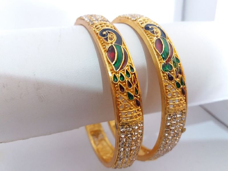 10mm Diamond Metal Bangles 05