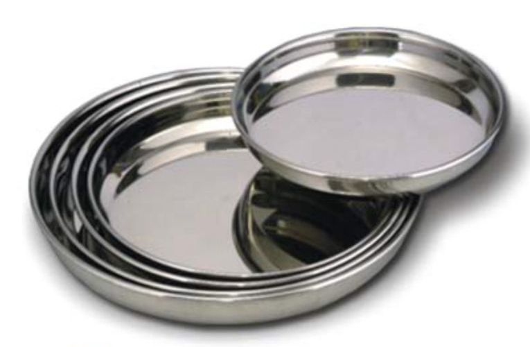 Stainless Steel Dinner Plates 01