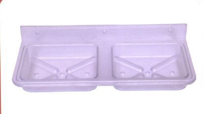 Square Double Soap Dish
