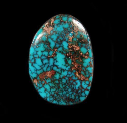 Certified Natural Turquoise (Firoza) Stone 03
