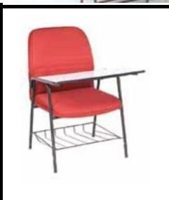 RK-CC101 Writing Pad Chair