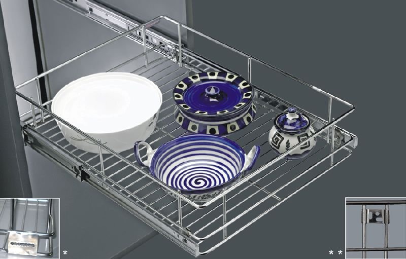 Stainless Steel Kitchen Plain Basket 04