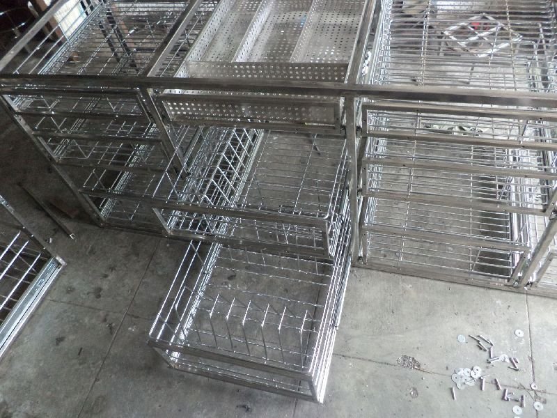 Stainless Steel Kitchen Trolley 03